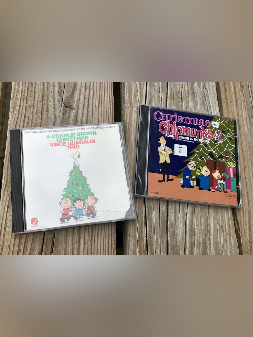 Charlie Brown Christmas Vince Guaraldi Trio Chipmunk Christmas Holiday Music CD